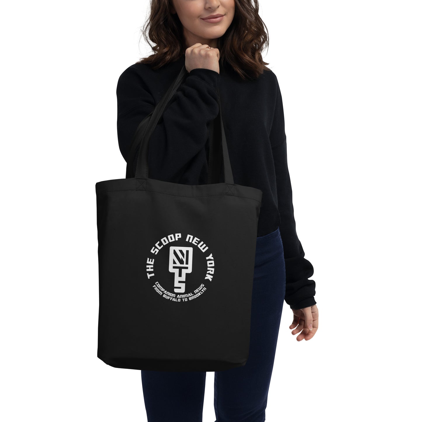 Badge + Tagline Organic Cotton Eco Tote Bag