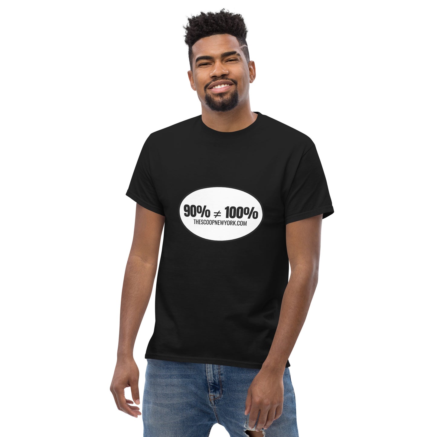 90% ≠ 100% Oval Men's Classic Tee