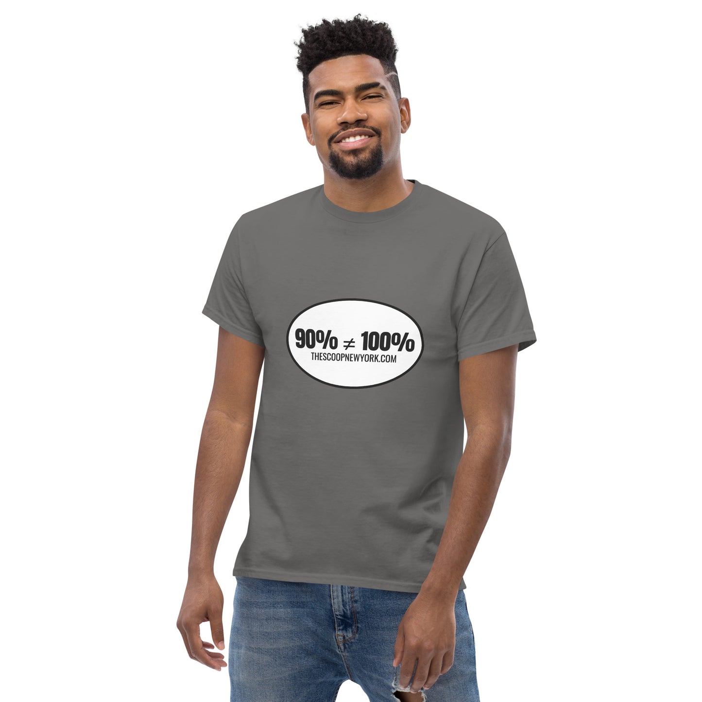 90% ≠ 100% Oval Men's Classic Tee