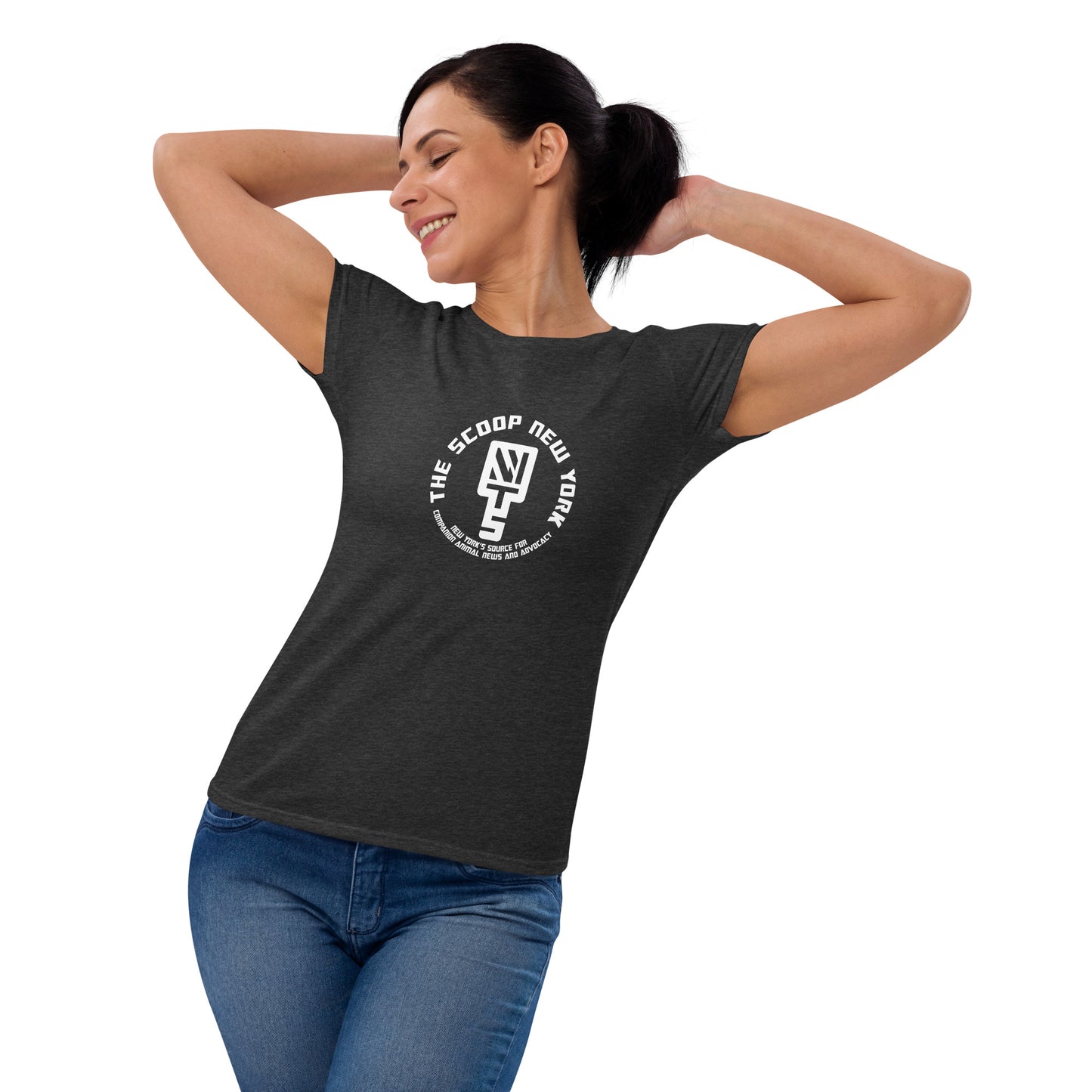 Badge + Tagline Women's Short Sleeve Tee