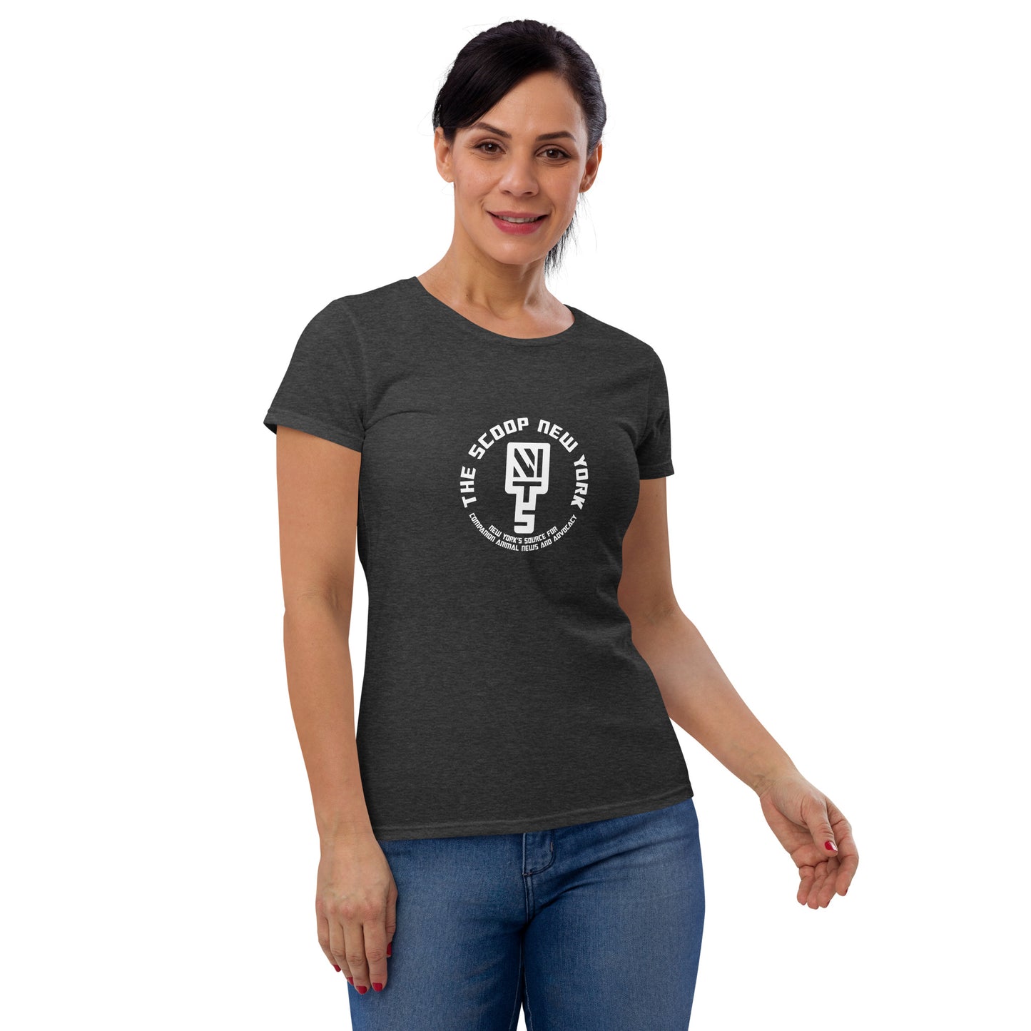 Badge + Tagline Women's Short Sleeve Tee