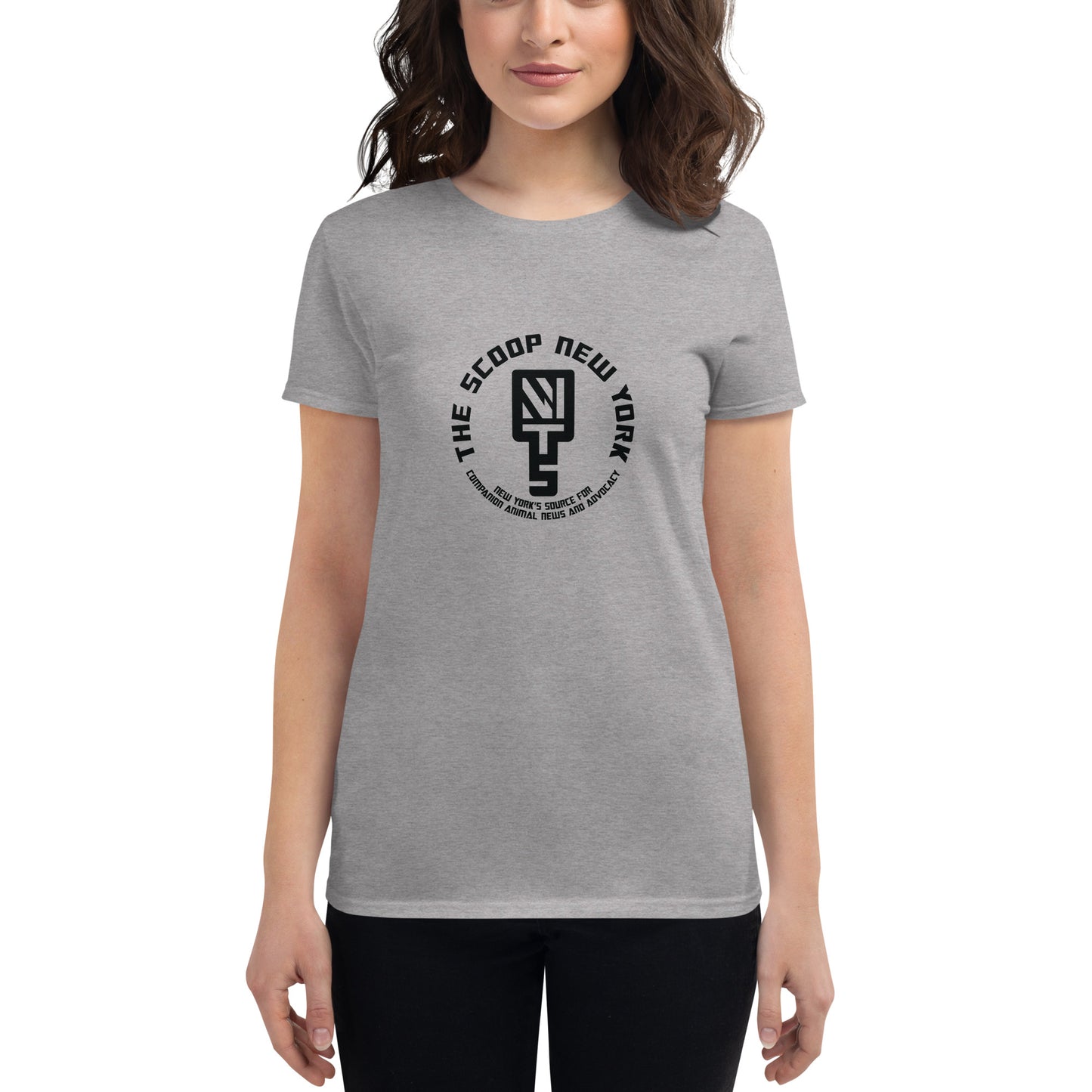 Badge + Tagline Women's Short Sleeve Tee