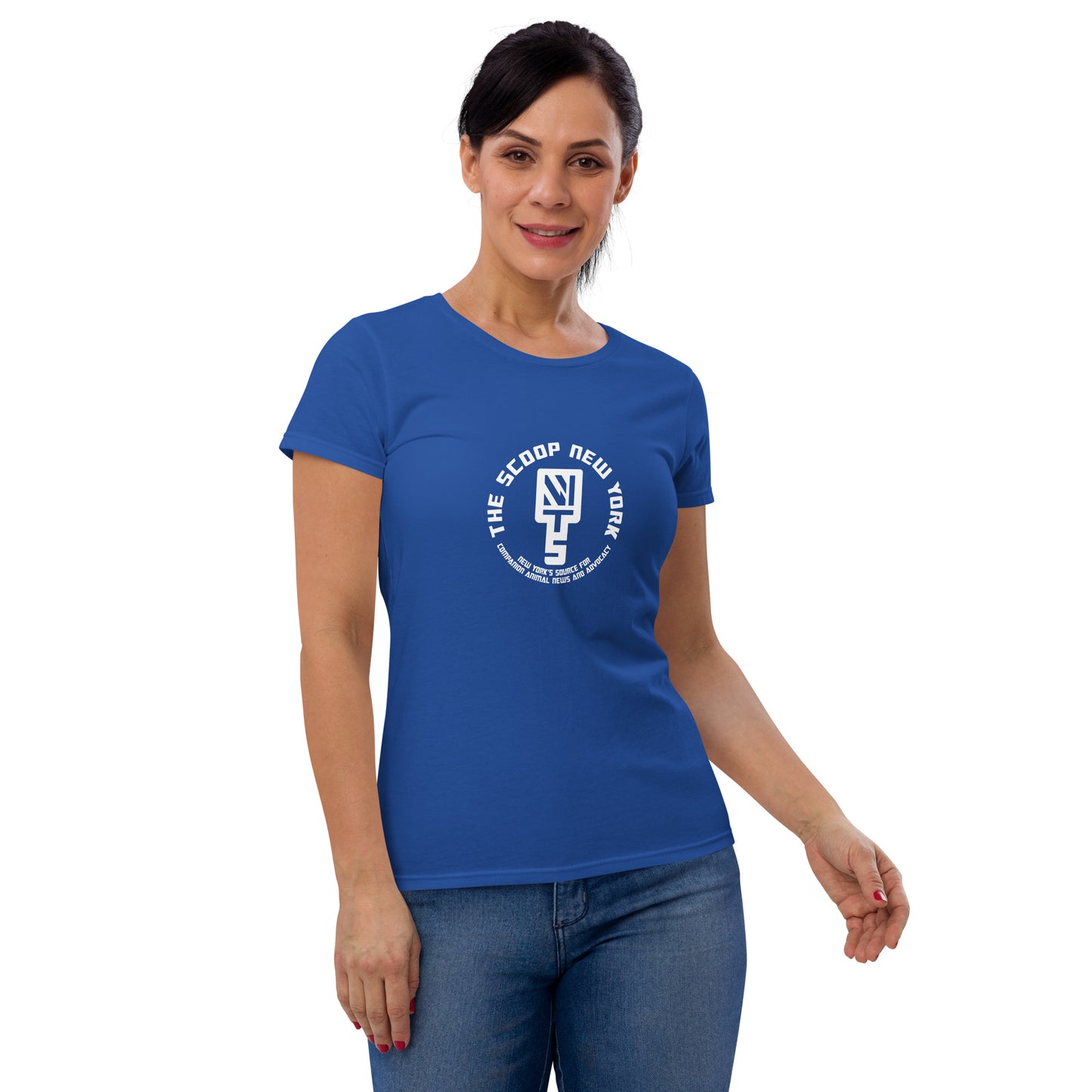 Badge + Tagline Women's Short Sleeve Tee