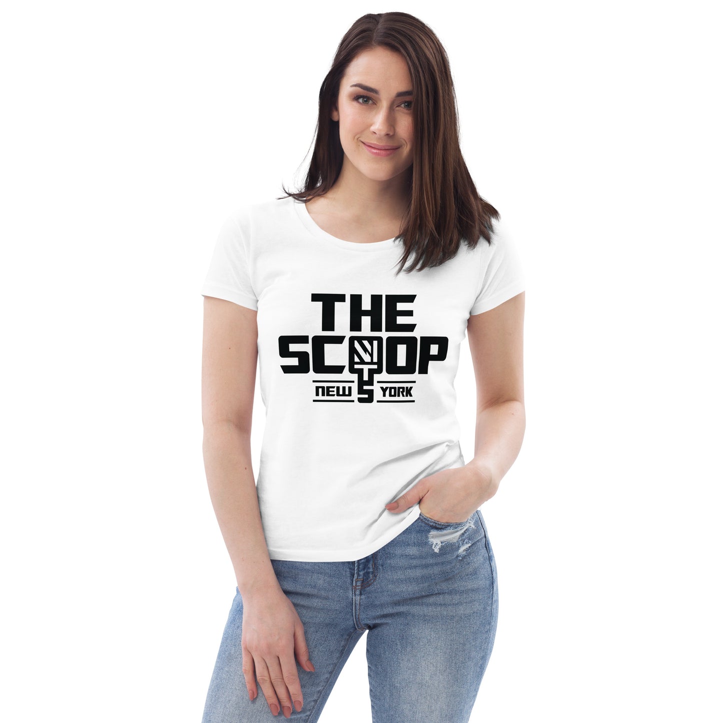 Logo Women's Fitted Eco Tee