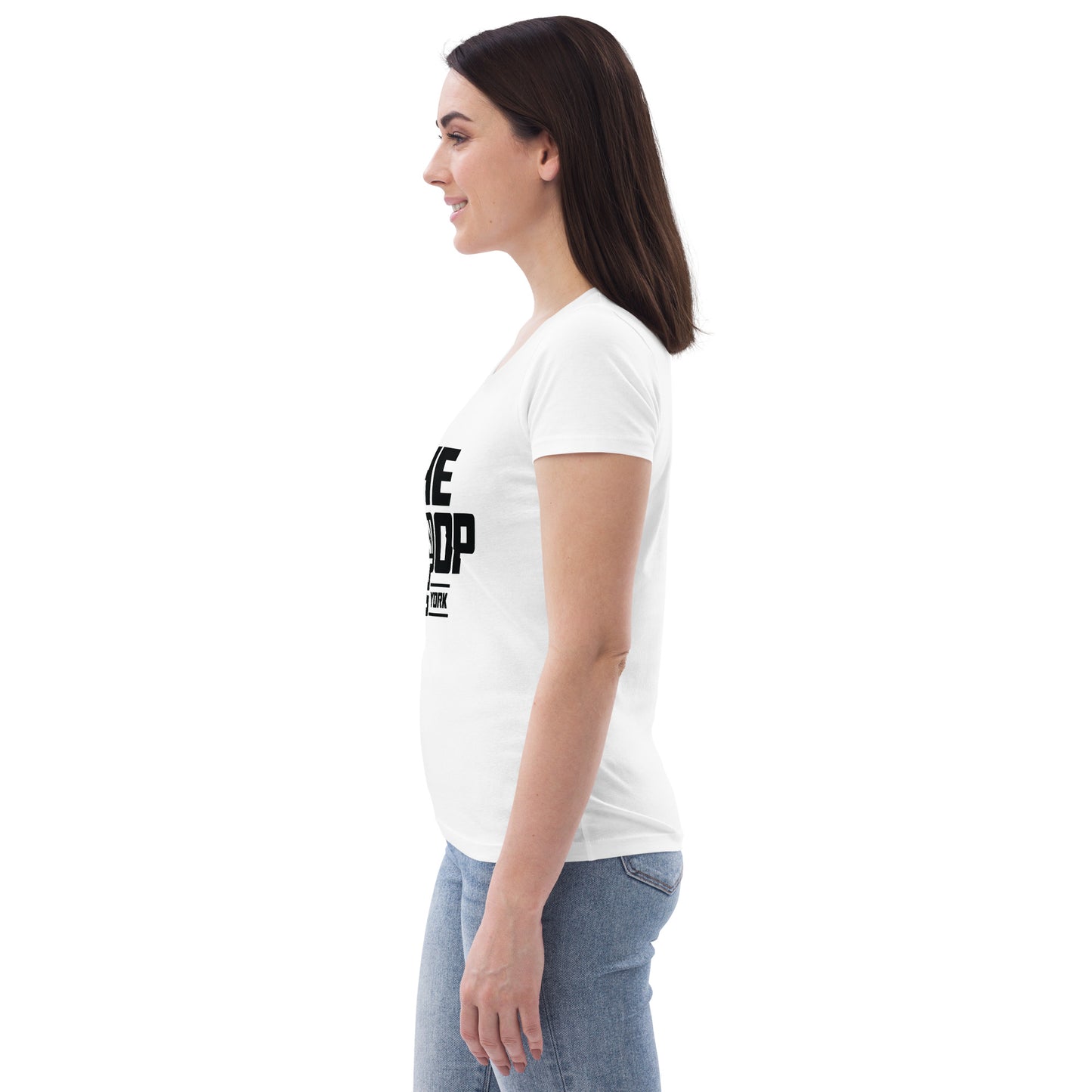 Logo Women's Fitted Eco Tee