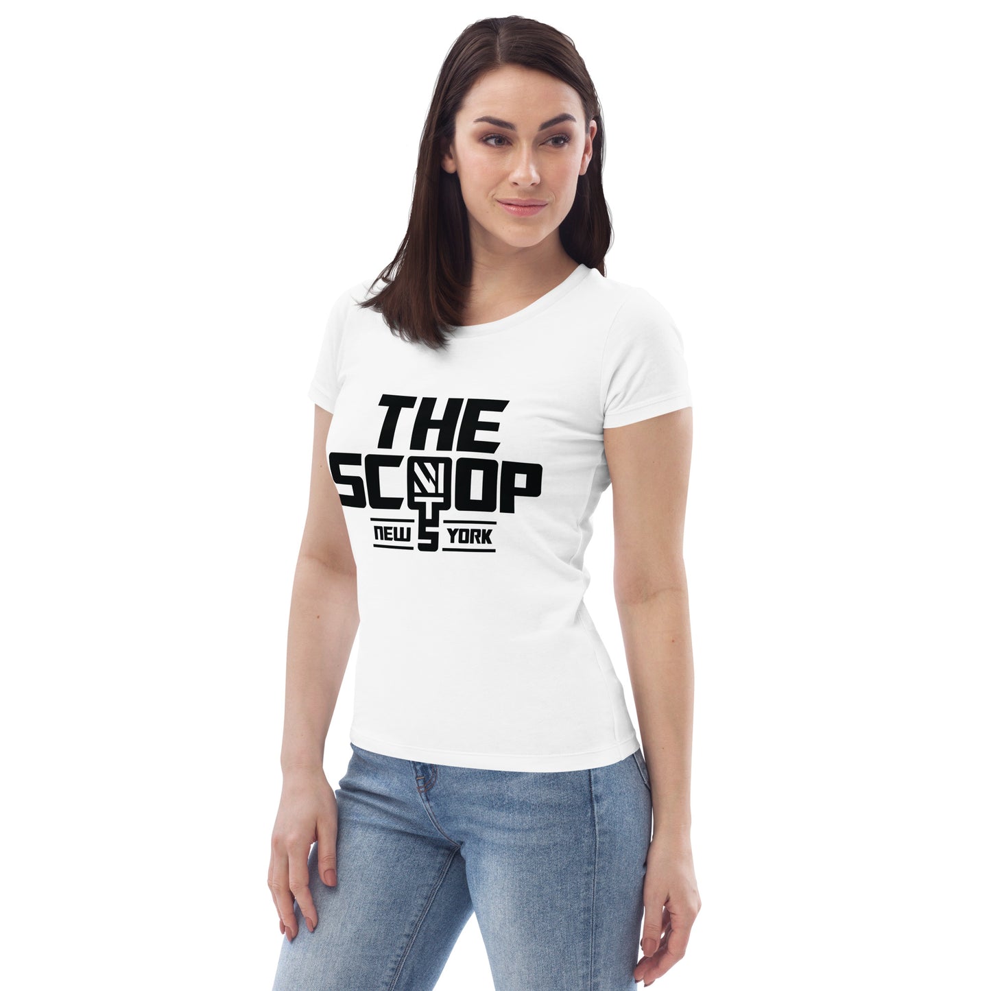 Logo Women's Fitted Eco Tee