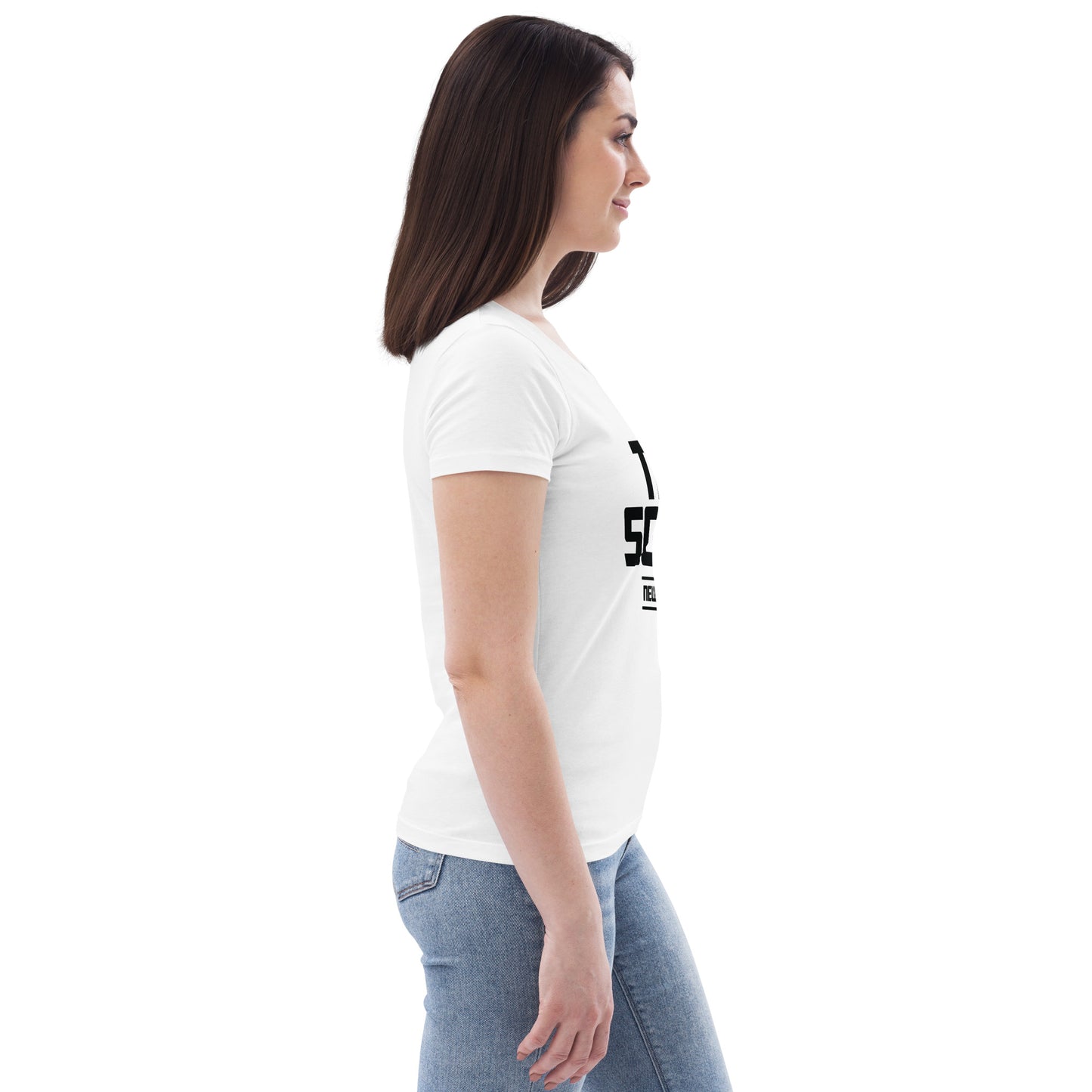 Logo Women's Fitted Eco Tee