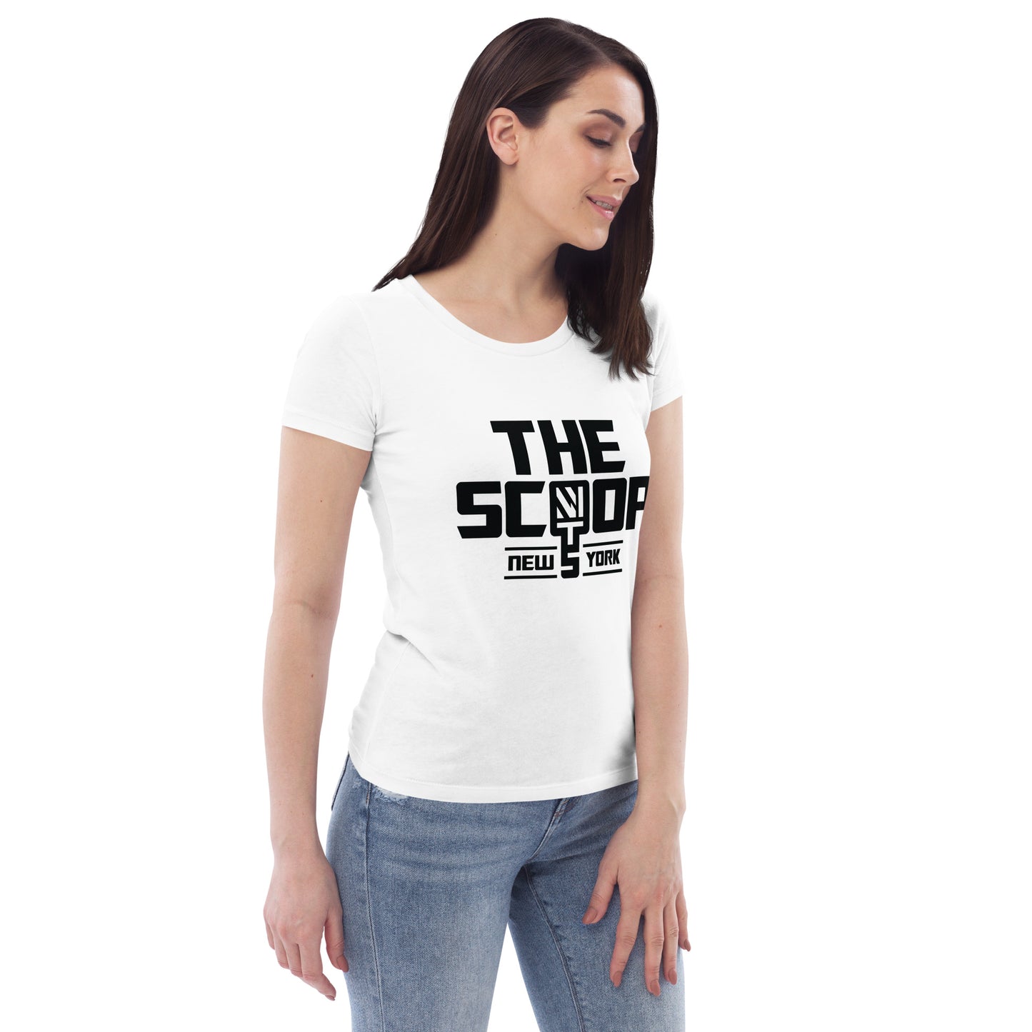 Logo Women's Fitted Eco Tee